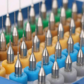 

Milling Micro Drill Bits Cutter Slotting Power Tool Parts 50pcs PCB Print