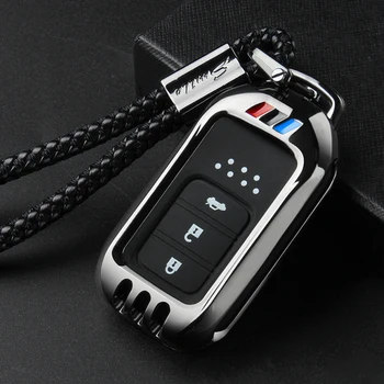 

zinc alloy car key cover case 3 Buttons For Honda Accord CIVIC Vezel Pilot CRV HRV XR-V INSPIRE Smart Remote Key Shell