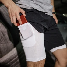 Летние шорты мужские 2 в 1 короткие брюки тренажерные залы фитнес, бодибилдинг, тренировка быстросохнущие пляжные шорты мужская летняя спортивная одежда нижняя часть