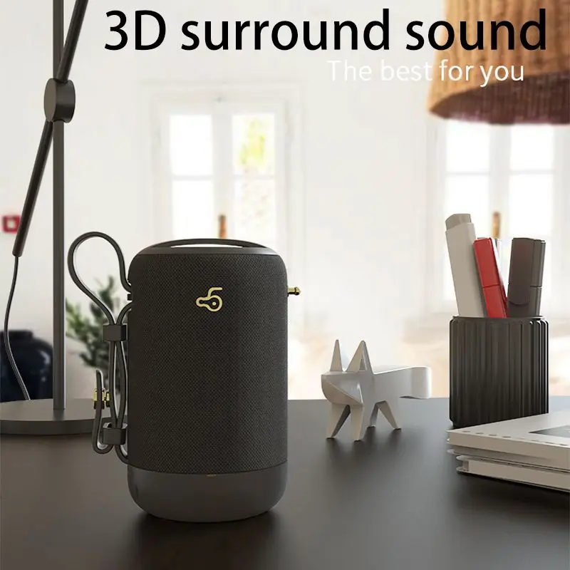 CLAITE BD03 Портативный беспроводной bluetooth 5,0 динамик HiFi 3D Стерео тяжелый бас TWS fm-радио TF карта громкой связи на открытом воздухе сабвуфер