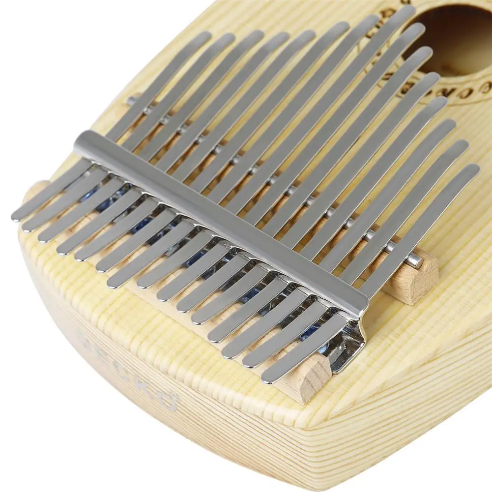 Маунчейн 15 ключ Kalimba большой палец фортепиано деликатная Mbira клавиатура музыкальный инструмент для начинающих музыкантов