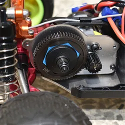 Boîte de vitesses centrale en acier trempé 45 #, engrenage principal 59T/60T, engrenage droit pour LOSI 1/18 Mini T 2.0 2WD, pièce de mise à niveau RTR 