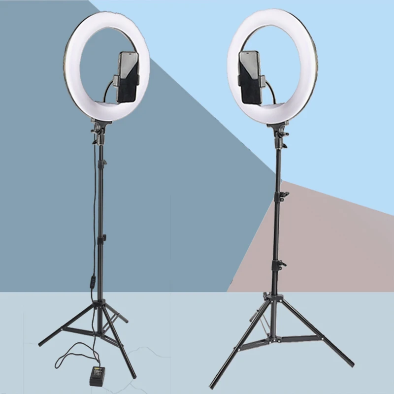  36cm/14inch LED Selfie Ring Light Dimmable LED Ring Lamp Studio Photo Video Camera Phone Light ring - 4000336449065