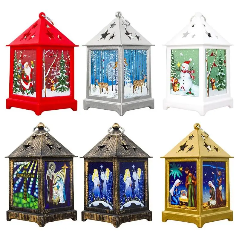

LED Tea Light Candles Cage Christmas Tree Decoration Home Hanging Ornaments