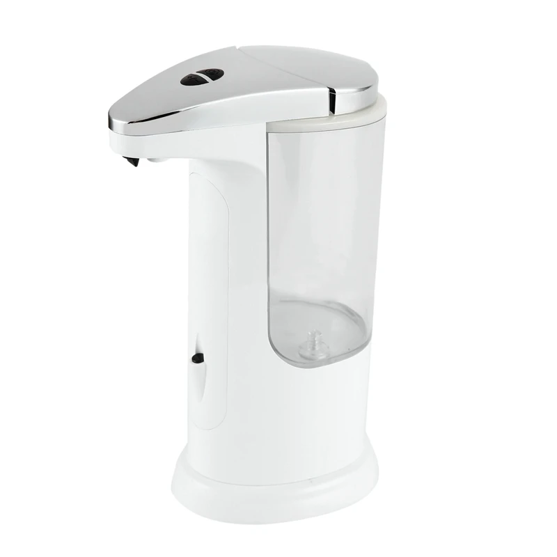 

Touchless Soap Dispenser, 370Ml Automatic Liquid Dispenser with 3 Adjustable Dispensing Volume, Ip65 Waterproof, Anti-Leakage, T