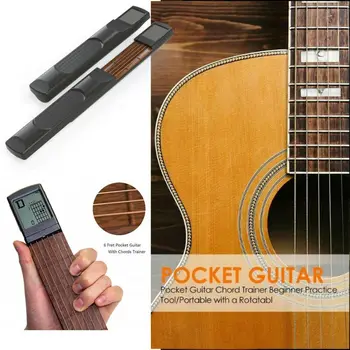 

Digital Handy Guitar Chord Trainer Practice Tool Rotatable Screen for Beginner Music Teaching Tools