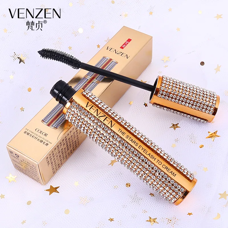 Venzen Xingyao Glorious Everlong Mascara Waterproof Fiber Curling Makeup Thick Not Easy to Smudge Eyelash Growth Solution |