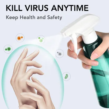 

500ml Transparent Spray Bottle Spray Bottles Portable Bottle Travel Container Refillable Cosmetics Container