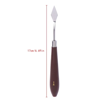 

Artist Stainless Steel Palette Knife Spatula Scraper for Mixing Oil Painting