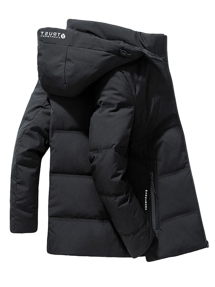 

Winter Coat Men Plus Size White Duck Down Jacket Korean Puffer Jacket Men Warm Parka Casaco MDYR18D1888 YY1353
