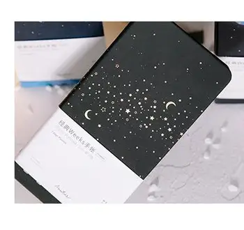 

Shining Stars Creative Pocket Weekly Planner 94mm*198mm 160P Undated DIY Month Week Agenda 2020 New