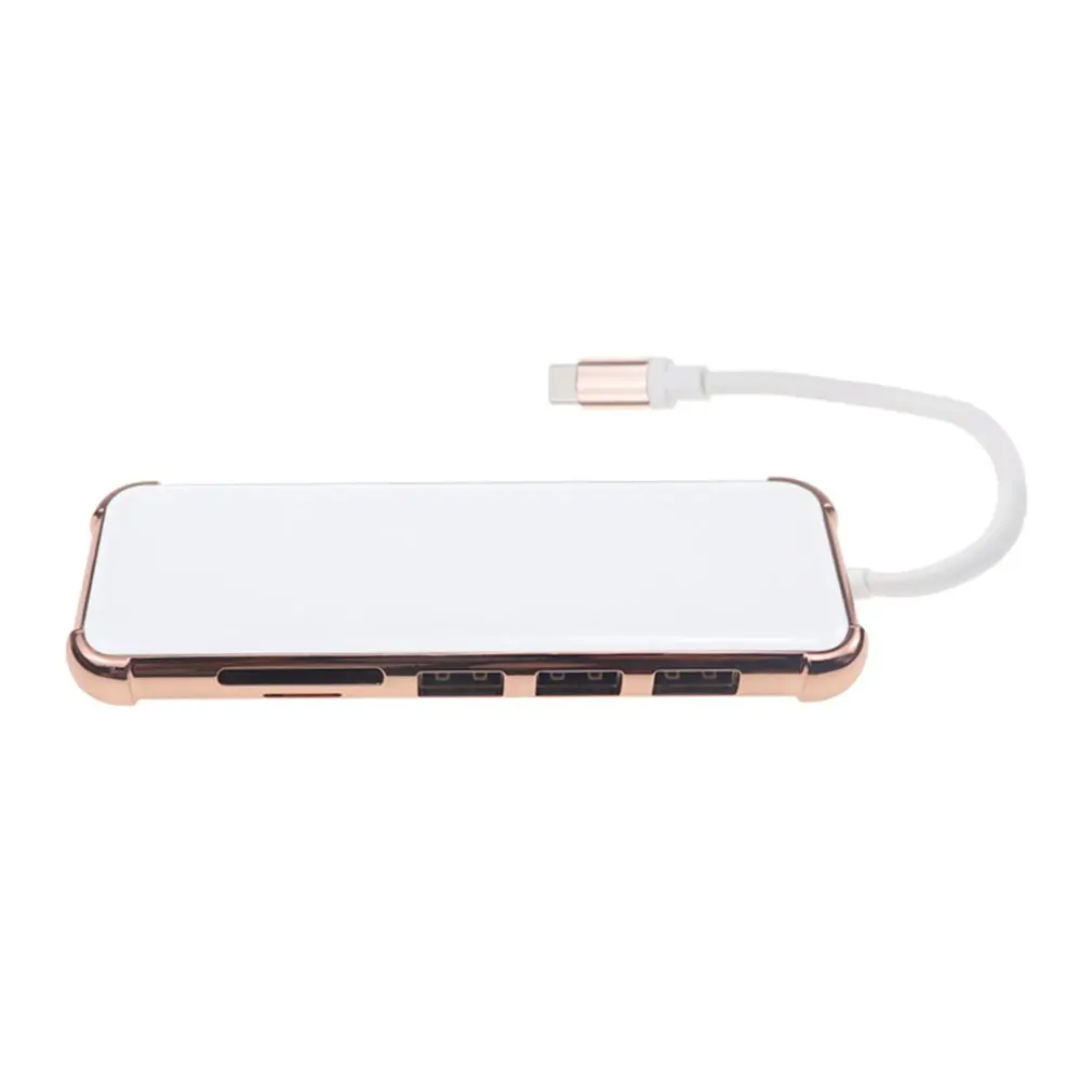 Cartão de Segurança Kaartlezer para Impressoras Hdmi-compatível Adaptador 4k 30hz tf Digitale Toetsenborden Muizen 6-em-1 Usb c Hub 5 High Quality Computador e Escritório