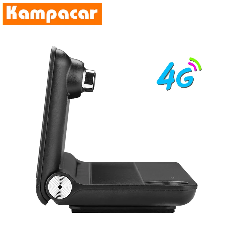 Kampacar 8.0 Inch Android Smart Rearview Mirror Camera 4G GPS Navigation Dvrs With Two Lens Dual Dash Camera Wifi Video Recorder