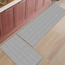 Волны геометрические 2 шт. коврик для кухни аксессуары для ванной комнаты Набор грязи мусора грязи Траппер загрузки скребок для обуви пол ковры