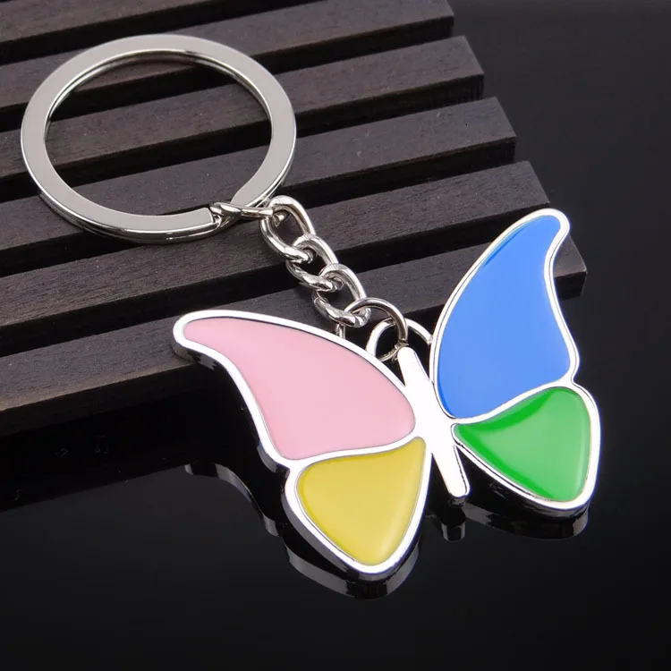

Glue Butterfly Key Buckle Originality Dongguan Key Buckle Company Advertisement Propaganda Give Activity Gift