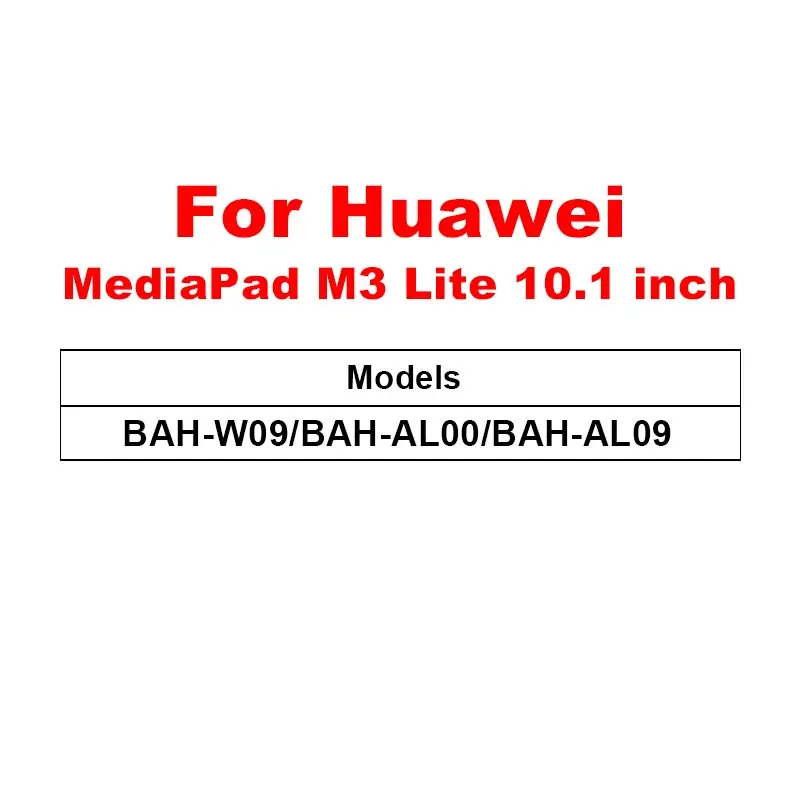 Huawei M3 Lite 10 9D закаленное стекло с закругленными краями для huawei MediaPad M5 lite Pro M6 10,8 8,4 M3 Lite 10,1 8 Защита экрана для MediaPad T5 T3 10" - Цвет: Huawei M3 Lite 10