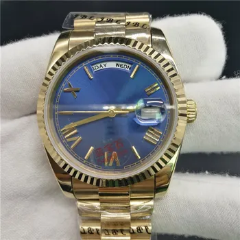 

luxury band watch DAYDATE automatic mechanical 40MM 18K men AAA watchres Stainless steel Wristwatch no battery 2813 rolexable