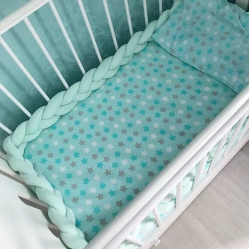 

3M Bed Bumper Protection Mother Kids Bumpers In The Crib Baby bedding For Newborn Baby Roomdecor Activity Gear Kids Bed Bumper