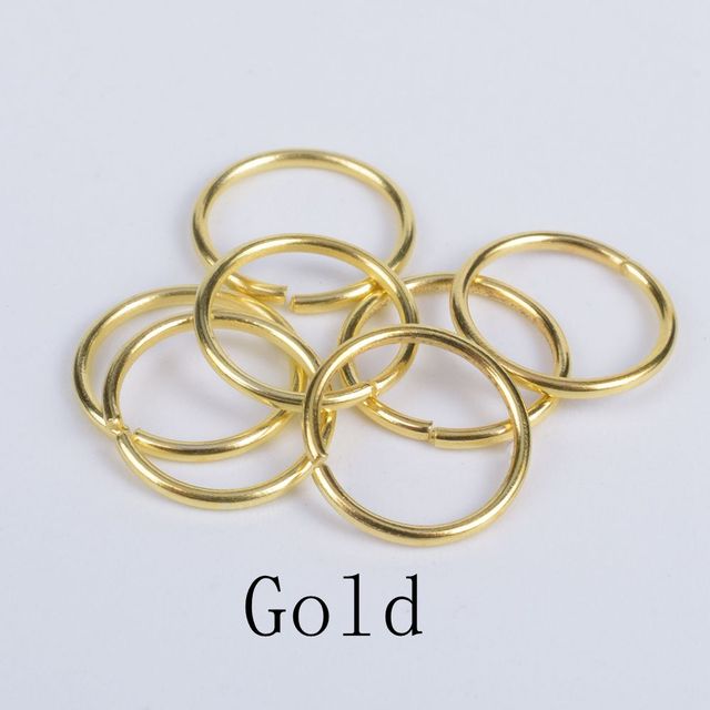 Single Loop Open Jump Rings Diy Handmade Accessories Split Rings Connectors For Jewelry Making Supplies