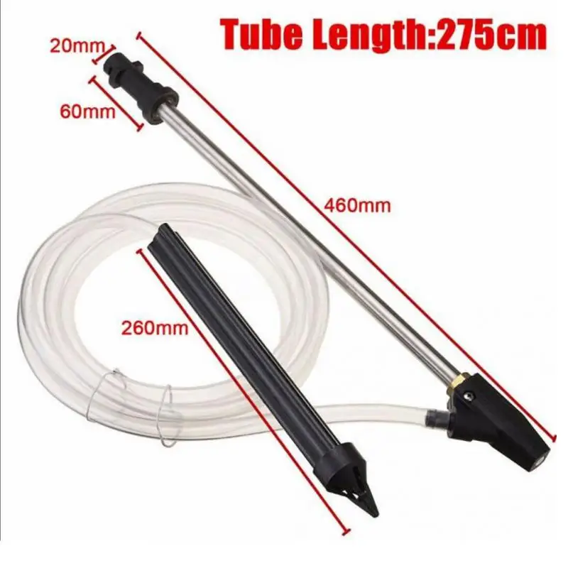 

150bar high Pressure Washer Lance Turbo Nozzle+Sandblasting Tube For Karcher K2-K7 Series hose Car Washer Wet Sand Blaster