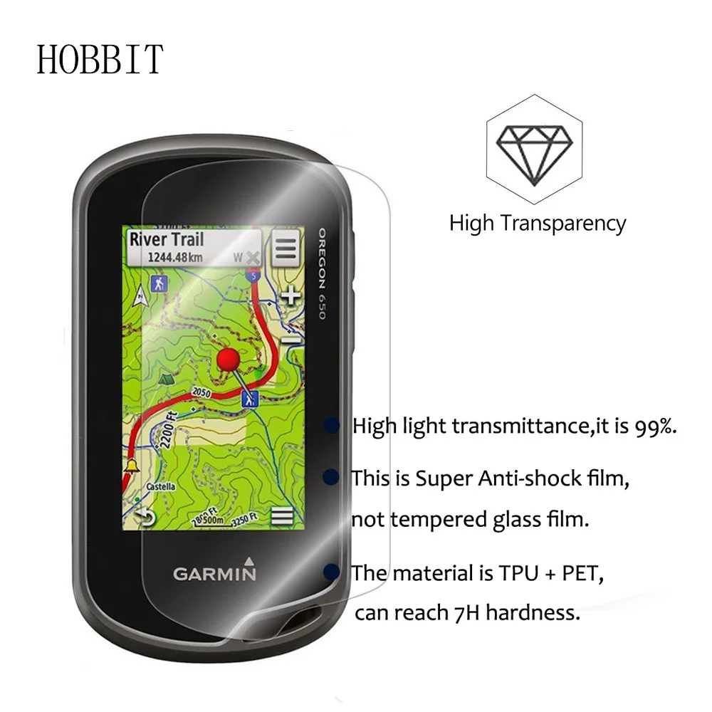 3 упаковки для Garmin Oregon 700 750 750T 739 сенсорный экран ручной GPSExplosion-proof защита экрана Высокая четкая Противоударная пленка