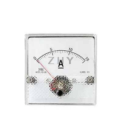 

Fine Tuning DC 0-15A Scale Current Panel Meter YS-80