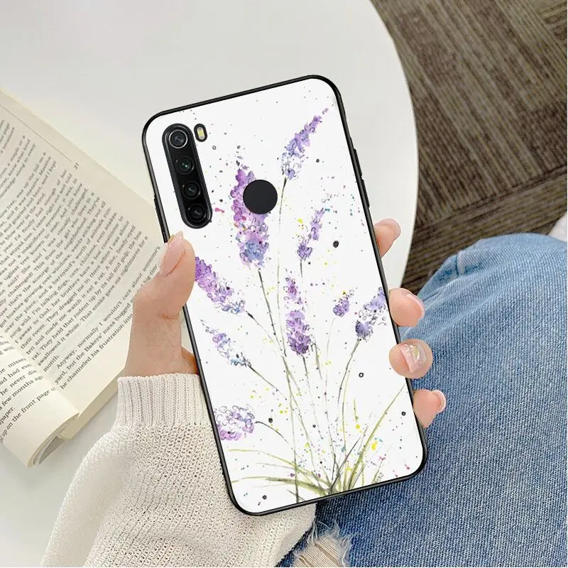 Watercolor flower Dandelion Lotus Lavender