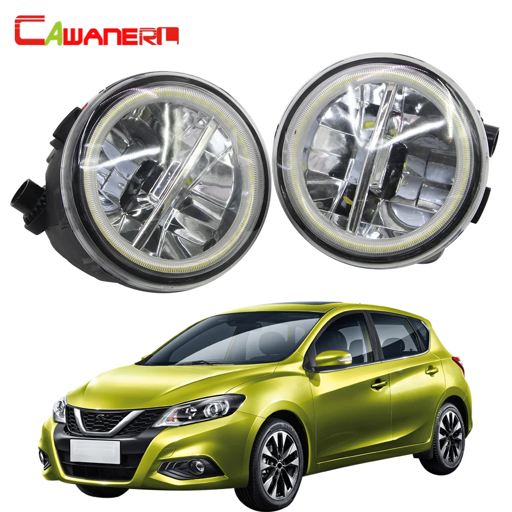 Cawanerl для Nissan Tiida автомобиля H11 светодиодный лампы Противотуманные фары
