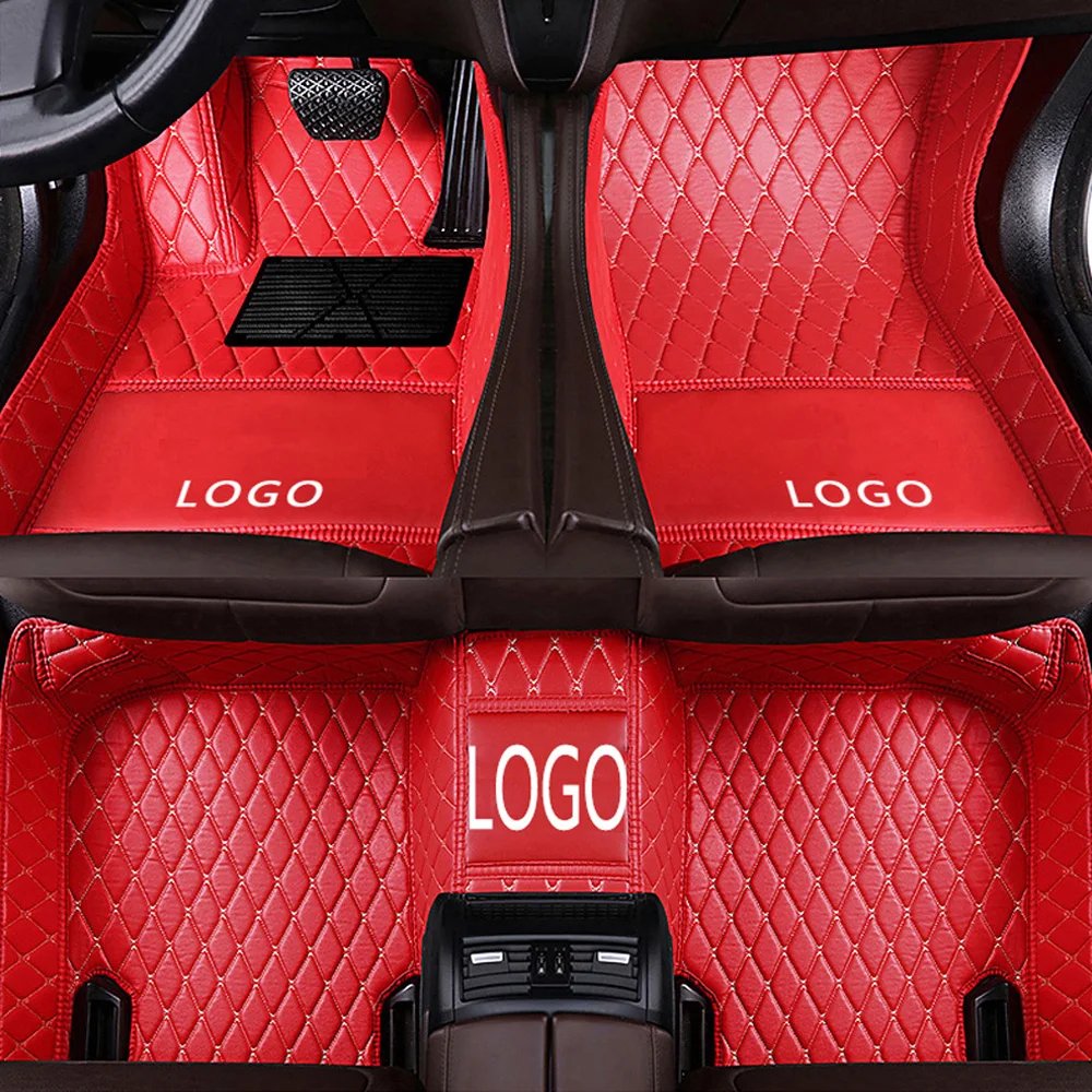 

Car floor mats with Logo/Brand Logo Case for Renault Scenic Fluence Latitud Koleos Megane cc Talisman 5D car styling carpet floo