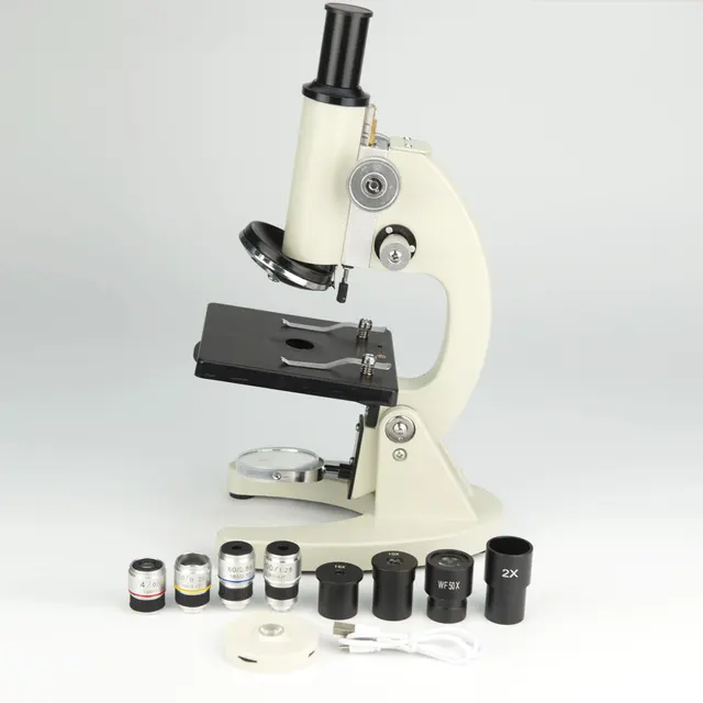 Microscope optique à fort grossissement 10000X, biologie professionnelle,  photographie HD, recherche universitaire du collège, microbe de sperme -  AliExpress