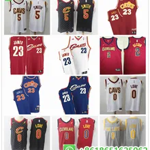 Сшитый Кливленд Кевин любовь JR Смит Коллин Sexton Леброн Джеймс баскетбольные майки для мужчин camiseta maillot