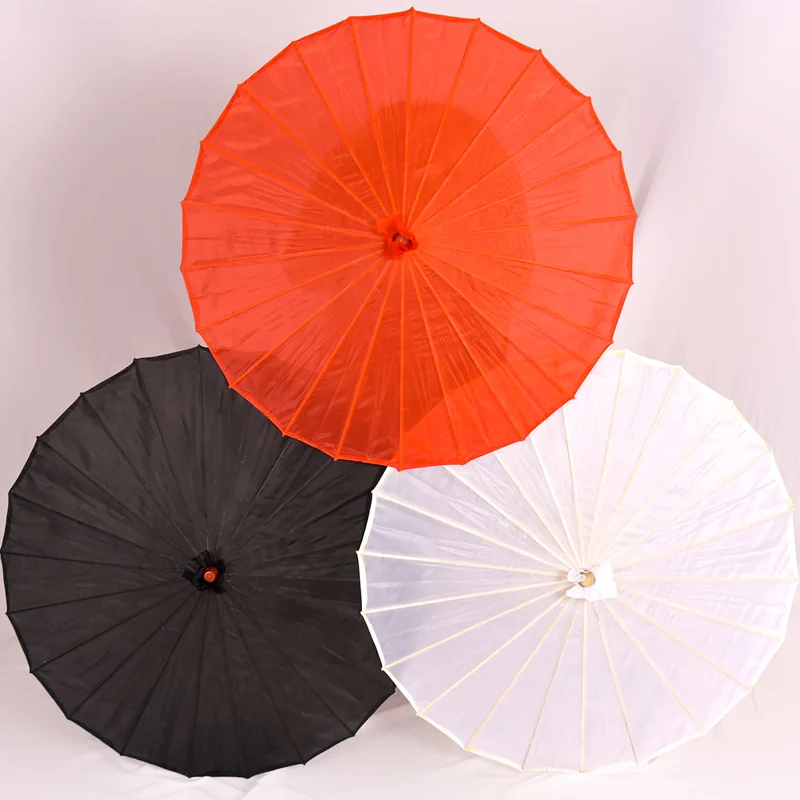 Solid Colored Umbrella Dance Umbrella Oil Paper Silk Cloth Paraguas Parasol Golden Chinese Paraplu folding umbrella,automatic umbrella,sun umbrella