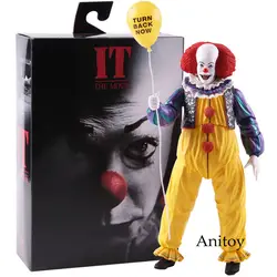 NECA Stephen King's It Pennywise клоун IT Movie 1990 Ultimate PVC NECA Horror Фигурки Коллекционная модель игрушки