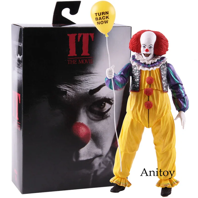 

NECA Stephen King's It Pennywise The Clown IT Movie 1990 Ultimate PVC NECA Horror Action Figures Collectible Model Toy