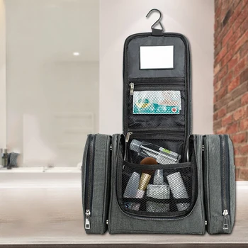 

Women Travel Hook Makeup Wash Bag Lotion Beauty Cosmetic Bathroom Toothbrush Storage Pouch Suitcase Trip Supplies Accessories