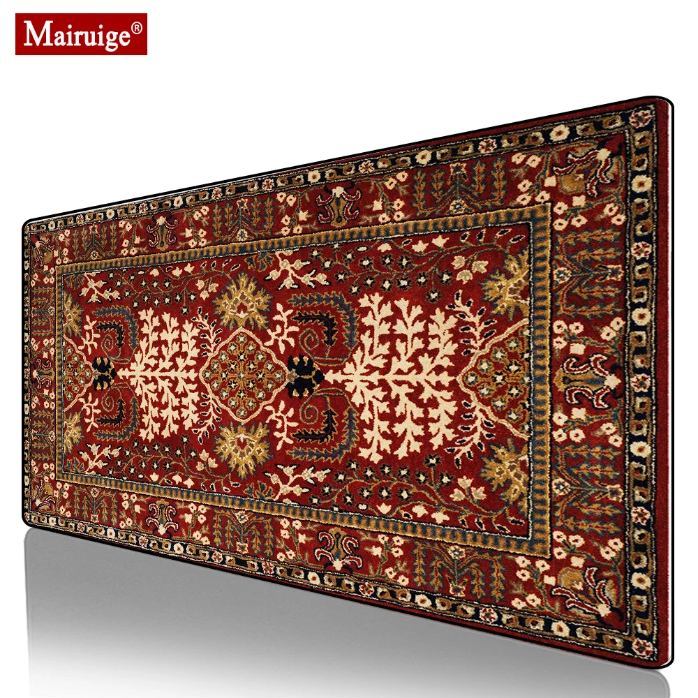 

Bohemian Vintage Persian Rug Mouse Pad XXL Gamer Desk Mat Large Keyboard Pad Computer PC Padmouse Gaming MousePad 90x40/70x30cm