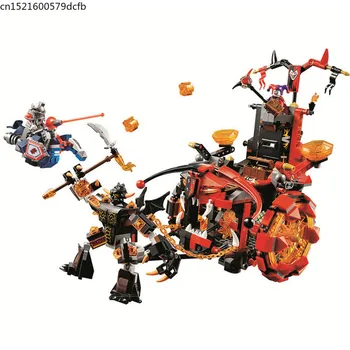 

10489 670pcs Knights Evil Mobile Building Block Compatible with 70316 Toys for children