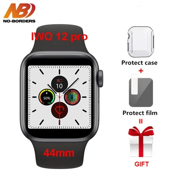 

Drop Shipping IWO 12 Pro 44mm Men Smart Watch Series 5 1:1 Case for Apple IOS Android VS iwo 11 IWO 10 8 IP68 Waterproof IWO12