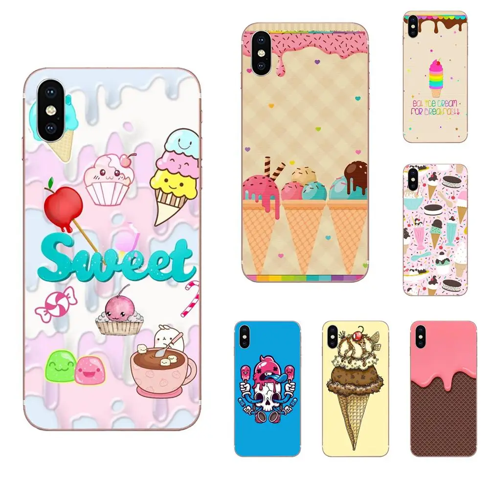 Милый шоколадный узор для мороженого LG G2 G3 G4 G5 G6 G7 K4 K7 K8 K10 K12 K40 Mini Plus Stylus ThinQ 2016 2017 2018