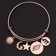 На Заказ Новинка 12 Созвездие золото серебро розовое золото браслеты для мужчин мальчиков женщин Девушка ювелирные изделия Астрология аксессуары подарки на день рождения