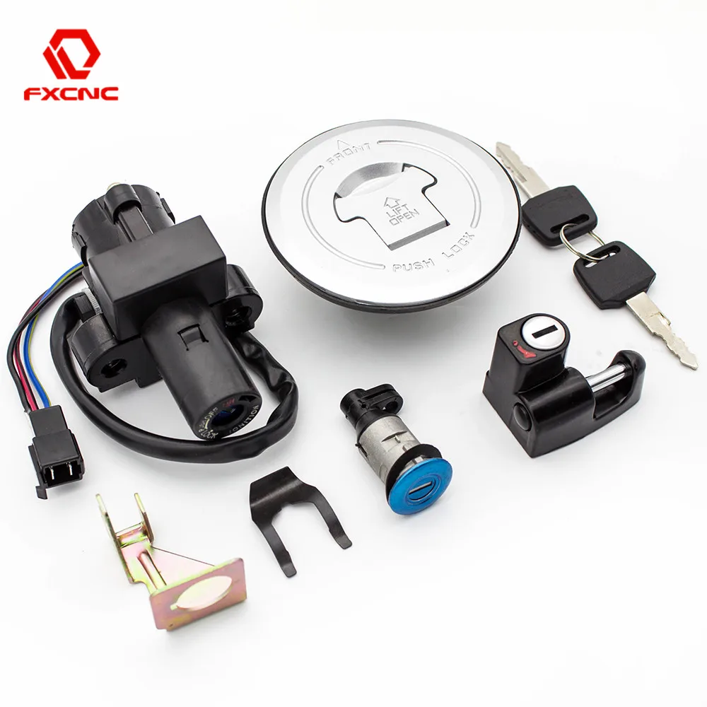 Motorcycle Ignition Switch Ignitions Gas Cap Fuel Tank Cover Seat