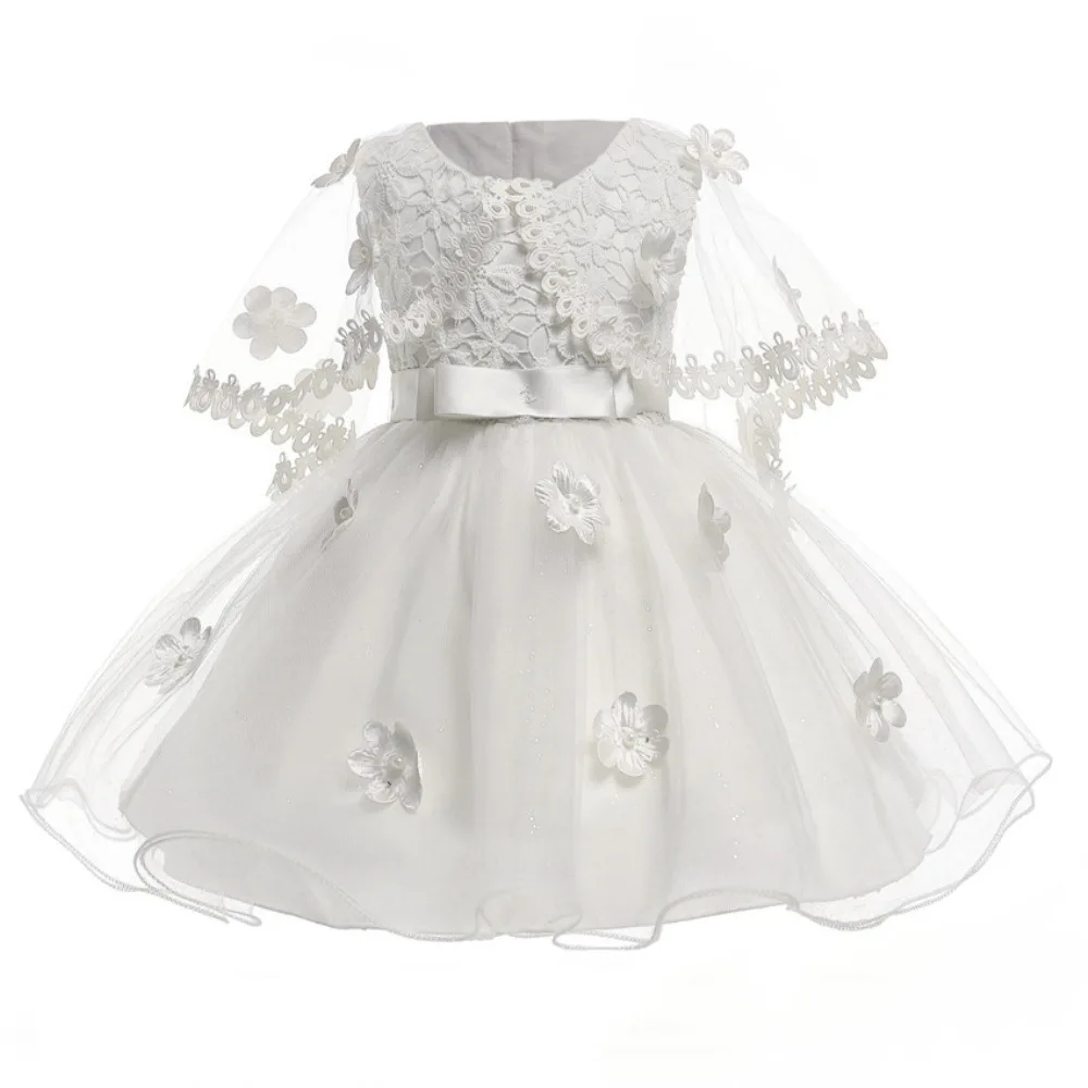 

Hot Selling Korean-style Two-Piece Set Female Baby Infant a Year of Age Hundred Days Wedding Dress Princess Puffy Dress