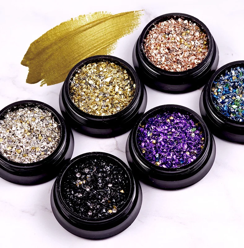 

2019 New arrival Nail art Non hot fix Nail Rhinestones Crystal swarovsky Glass Loose Beads Strass for Nails Decorations