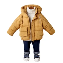 Детская куртка для маленьких мальчиков, пальто и куртки для детей, верхняя одежда, повседневная одежда для маленьких девочек, осенне-зимние парки
