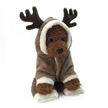 

Winter Warm Dog Clothes Elk Pet Clothes For Small Medium Large Dogs Christmas Dog Clothes Pet Dogs Autumn Winter Clothing