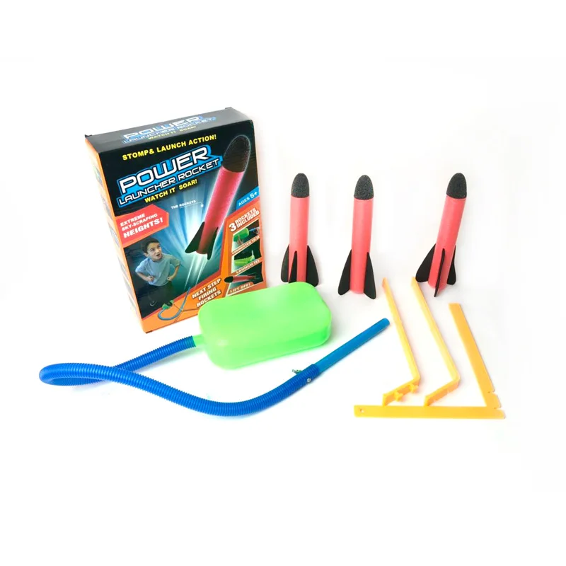 

Air Pressed Stomp Rocket Pedal Games Outdoor Toys Launcher Step Pump Children Foot Toy Rocket Outdoor Sports kids Game