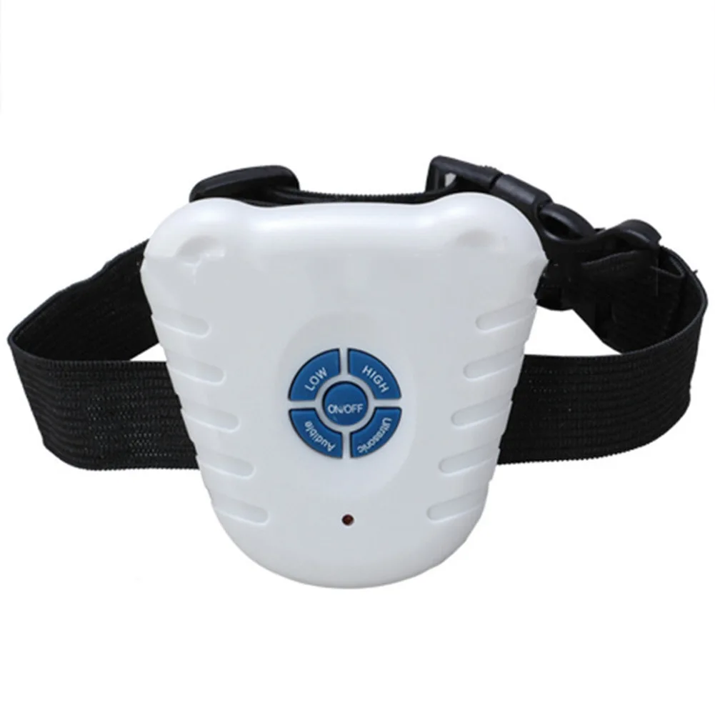 

White Barking Collar, Dog Proof, Teddy's 6-gear Adjustable Easy Package, Pet Automatic Electric Barking Arrestor