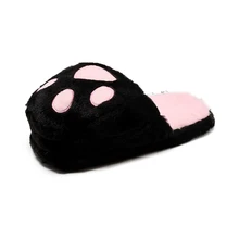 Женская обувь; удобная обувь; Сезон Зима; милые домашние тапочки с принтом котенка для спальни; Студенческая обувь для девочек; теплая мягкая обувь из плюша;