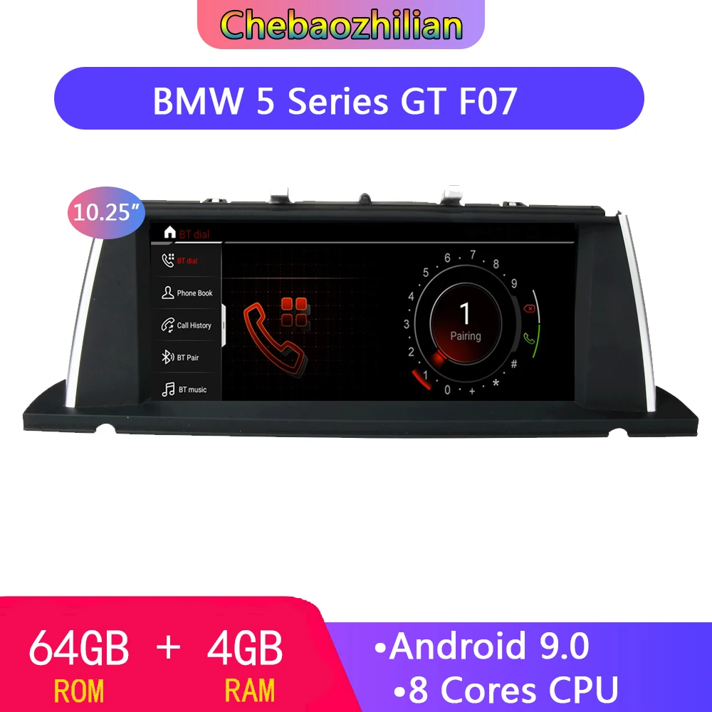 Android 9 0 для BMW 5 серии GT F07 автомобильный Радио мультимедийный dvd- плеер GPS навигация