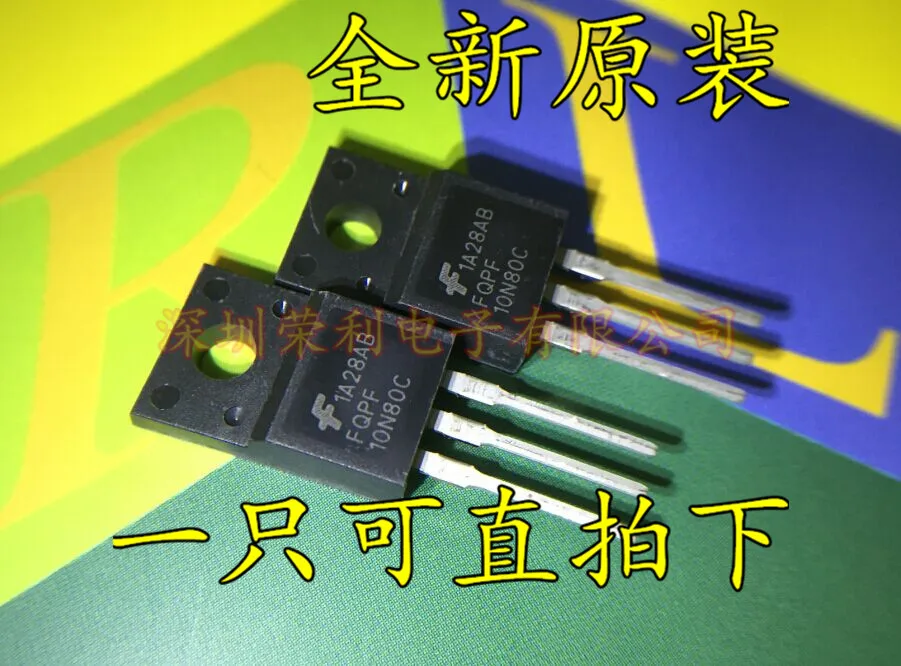 10 шт. FQPF10N80C 10N80C TO-220F MOS 10A/800V